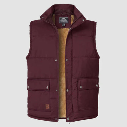 Gilet Homme Chic - Veste Sans Manches Doublée et Confortable