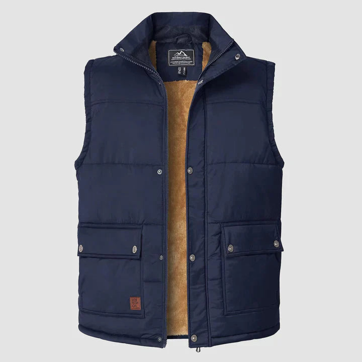 Gilet Homme Chic - Veste Sans Manches Doublée et Confortable - PanierRoyale