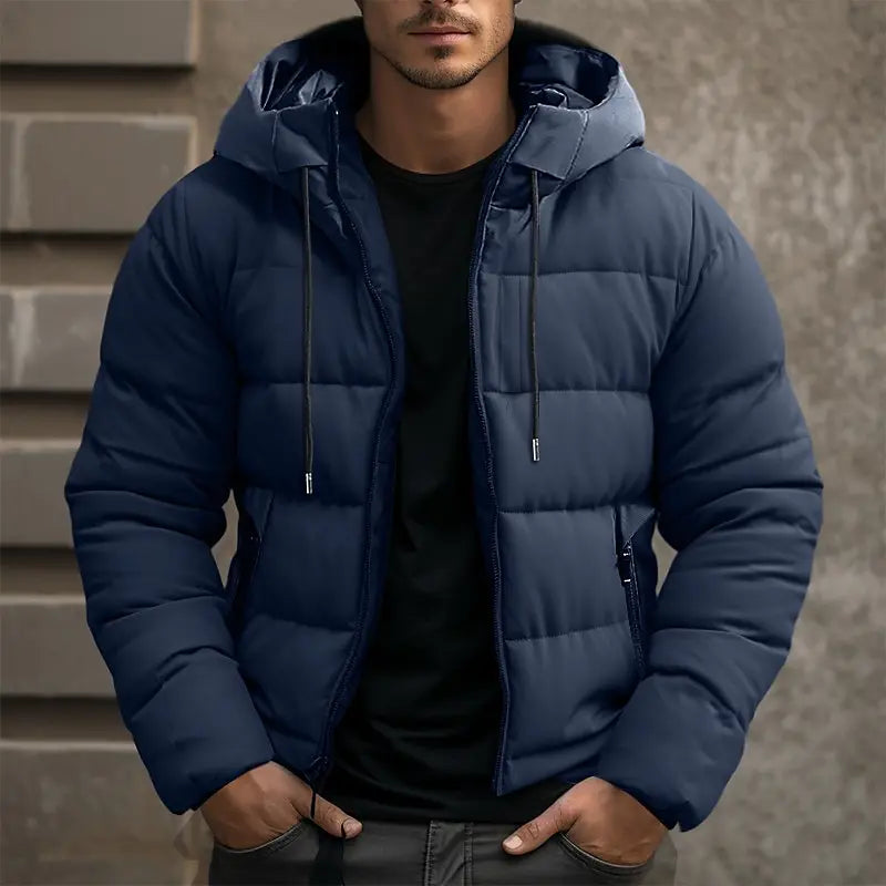 Manteau Homme Long Élégant et Chaud avec Poches Pratiques - PanierRoyale