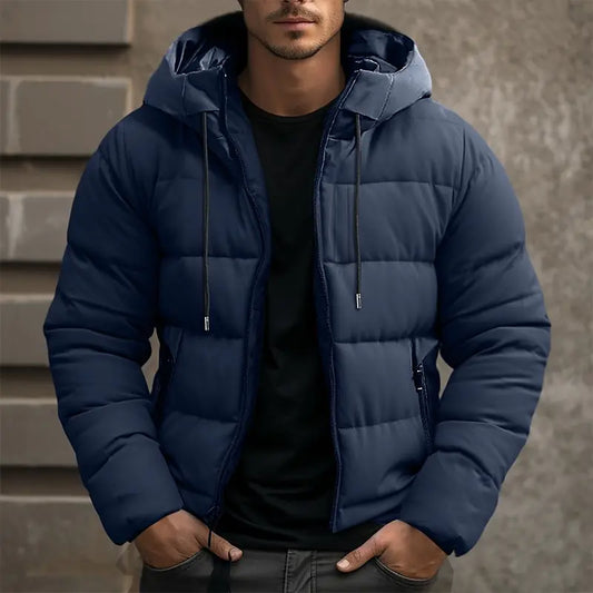 Manteau Homme Long Élégant et Chaud avec Poches Pratiques - PanierRoyale