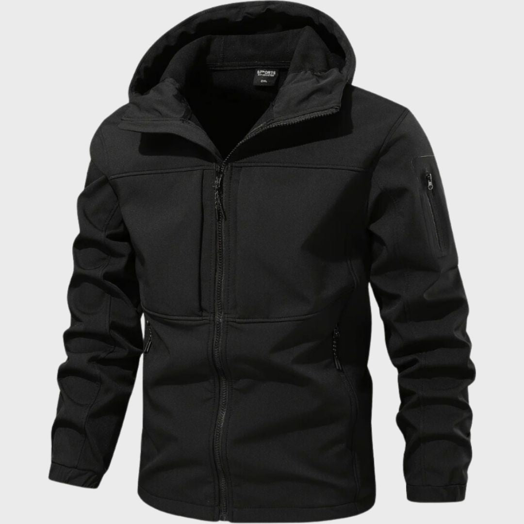 Veste Imperméable Homme avec Capuche et Poches Zippées - PanierRoyale