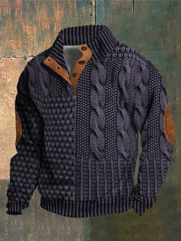 Pull Homme Hiver Doux et Chaud en Tricot de Qualité