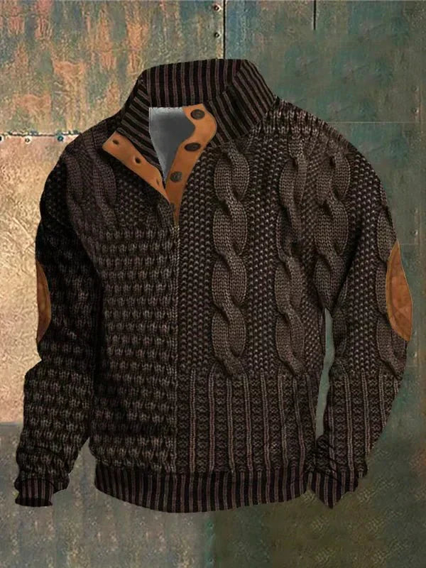 Pull Homme Hiver Doux et Chaud en Tricot de Qualité - PanierRoyale