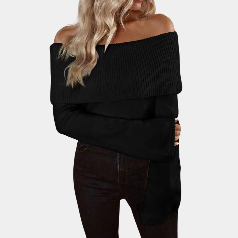Pull Femme Épaules Dégagées Décontracté
