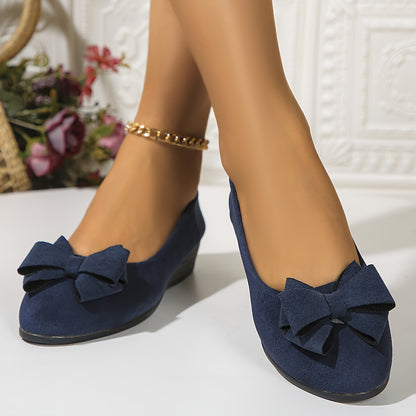 VelinaSoft™ – Mocassins Femme Confortables et Élégants à Noeud et Semelle Souple