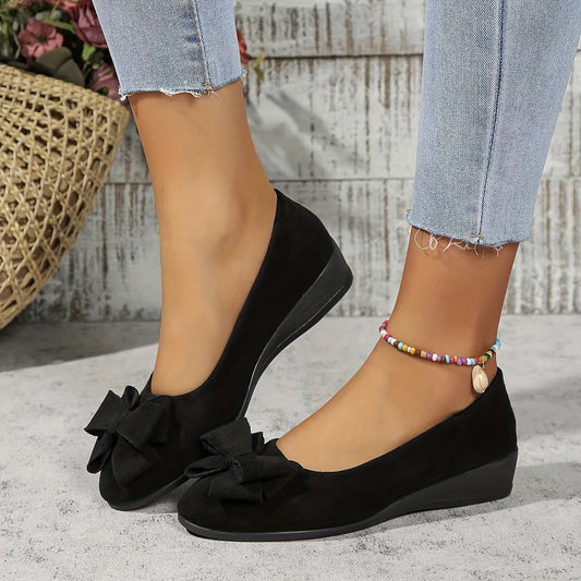VelinaSoft™ – Mocassins Femme Confortables et Élégants à Noeud et Semelle Souple