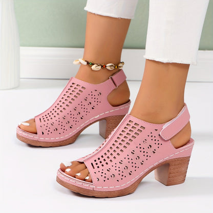 Sandales Femmes Talon Plat Été Chic et Élégantes