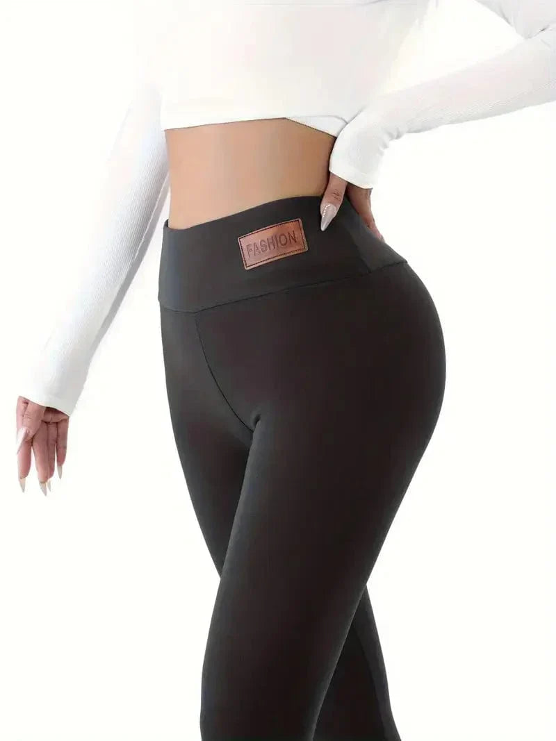 Leggings Polaires Épaisses et Chaudes pour Femme Hiver