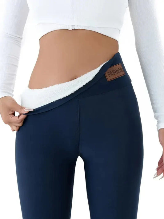 Leggings Polaires Épaisses et Chaudes pour Femme Hiver - PanierRoyale