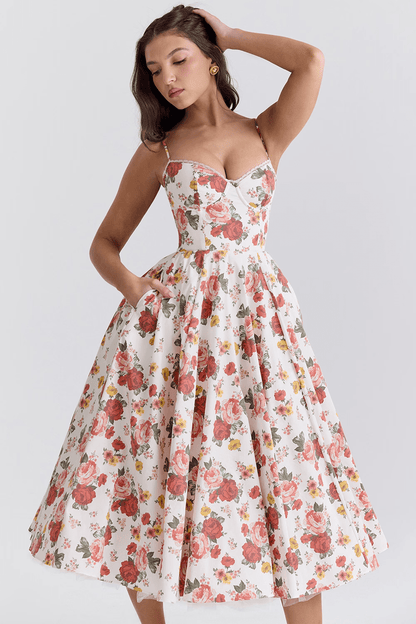 Velvessa™ – Robe Évasée en Satin de Soirée Longue Chic Élégance et raffinement