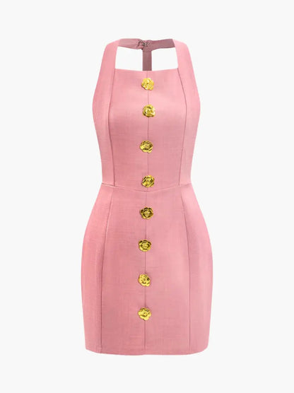 Marlene | Halter Rückenfreies Minikleid Zendoo.de
