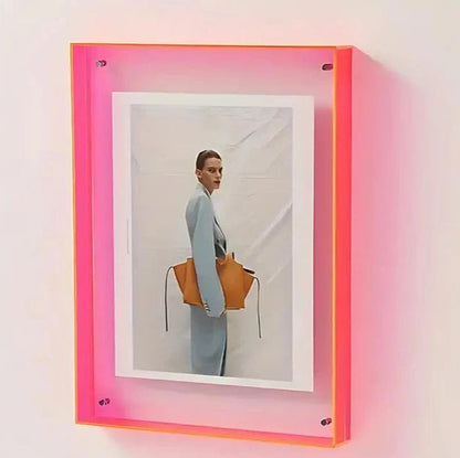 Cadre Photo Moderne en Acrylique Transparent