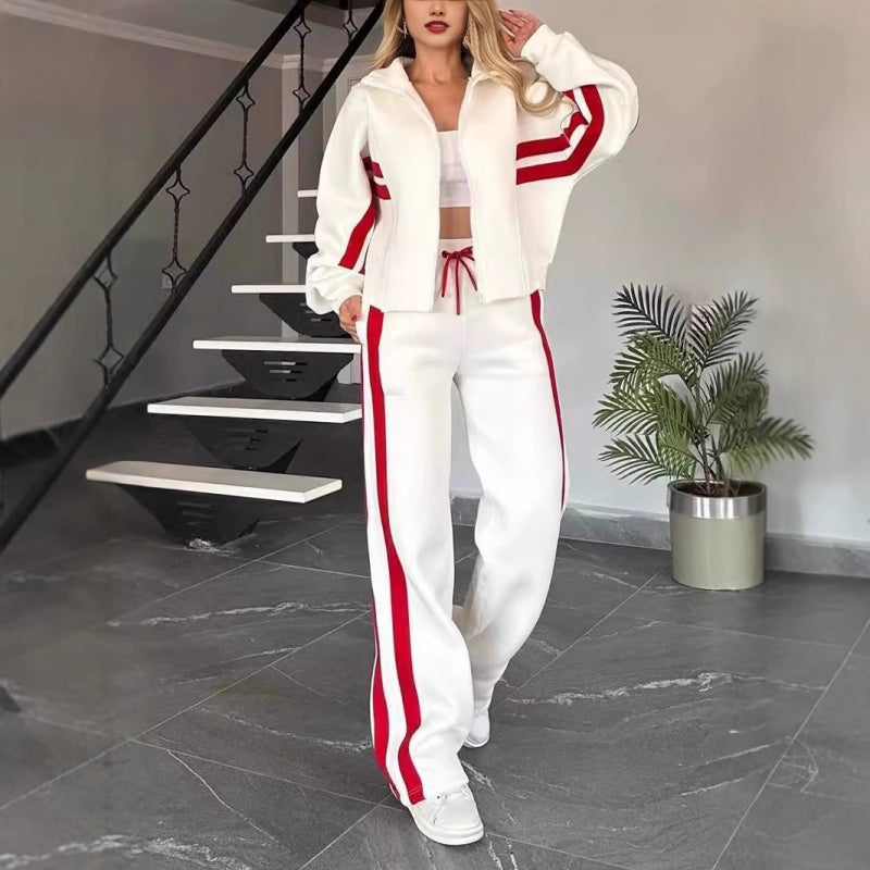 Ensemble Sport Femme Deux Pièces Tissu Technique Coupe Flatteuse