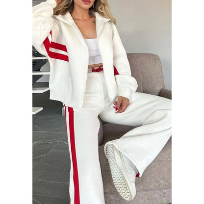 Ensemble Sport Femme Deux Pièces Tissu Technique Coupe Flatteuse
