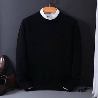 Pull Homme Maille Douce Col Rond Classique - PanierRoyale
