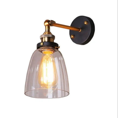 Verona™ – Applique Murale Vintage en Verre & Métal – Éclairage Élégant