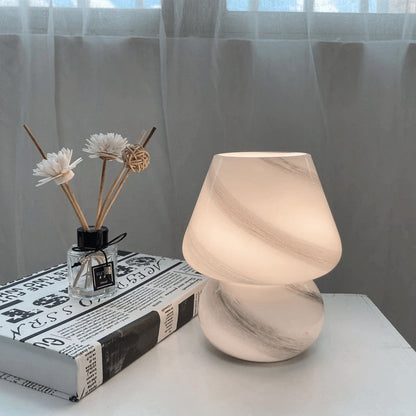 Verrilune™ – Lampe De Table Champignon En Verre Faite À La Main