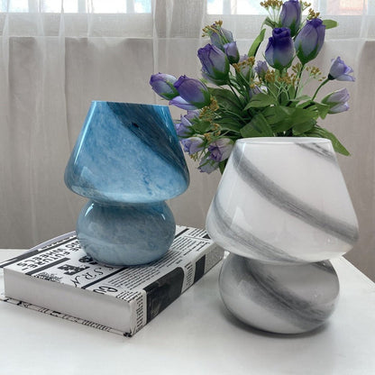Verrilune™ – Lampe De Table Champignon En Verre Faite À La Main