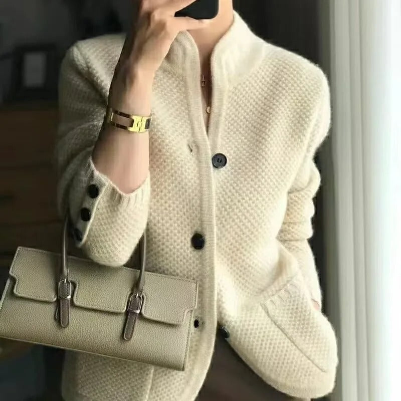 Veste Femme Tricotée Douce et Chaude pour Hiver - PanierRoyale