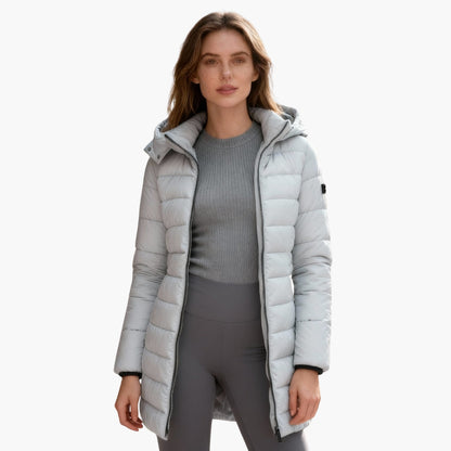 Veste d'hiver femme avec capuchon et manches longues - PanierRoyale