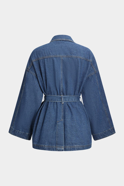 Veste Jean Tailleur Femme Moderne et Élégante
