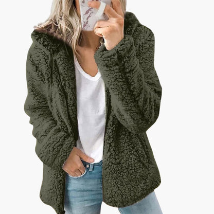 Veste à Capuche Femme Hiver Chaude et Confortable