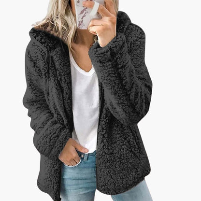 Veste à Capuche Femme Hiver Chaude et Confortable