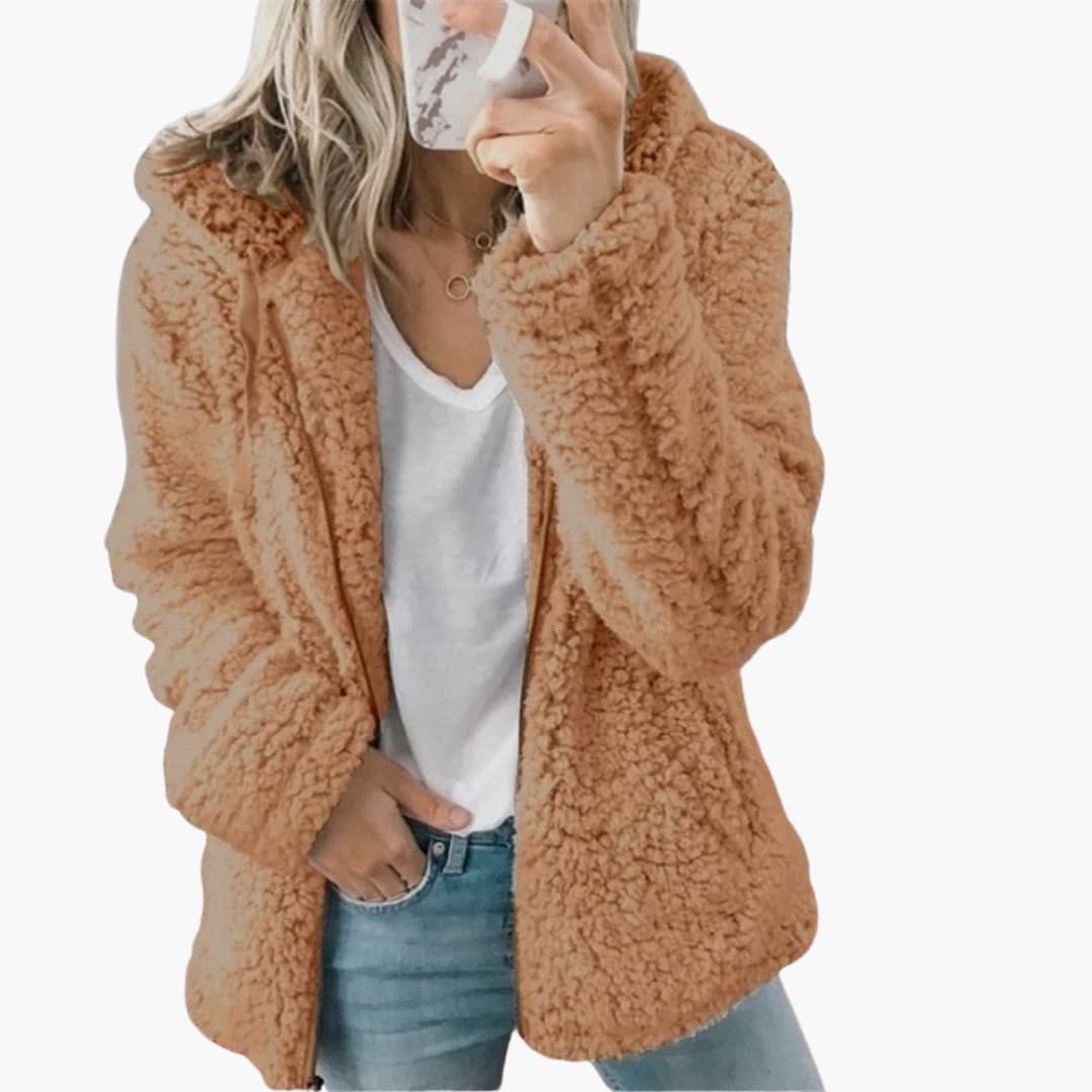 Veste à Capuche Femme Hiver Chaude et Confortable