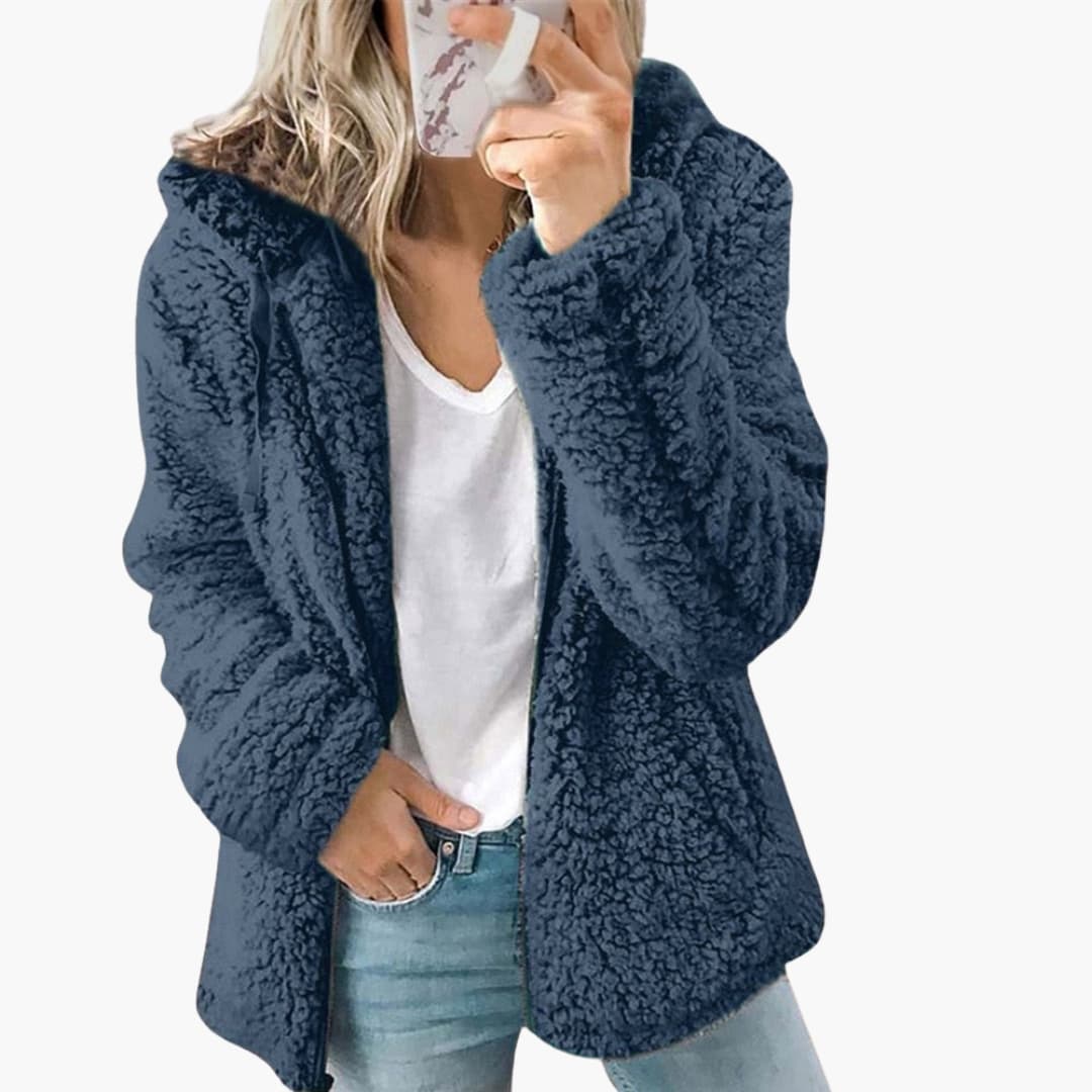Veste à Capuche Femme Hiver Chaude et Confortable