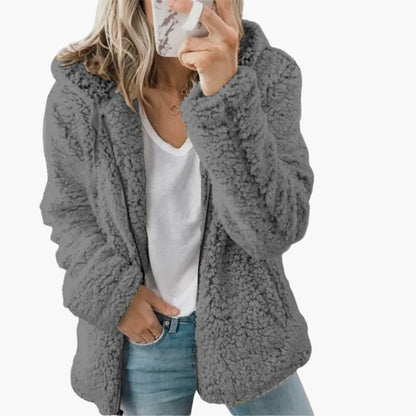 Veste à Capuche Femme Hiver Chaude et Confortable