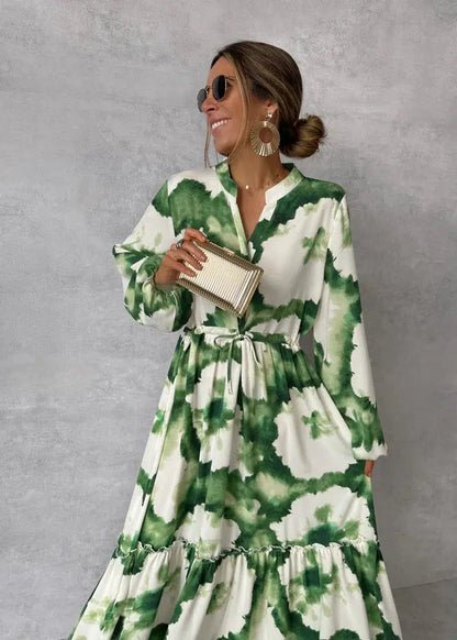 Robe de Soirée Élégante à Manches Longues - PanierRoyale