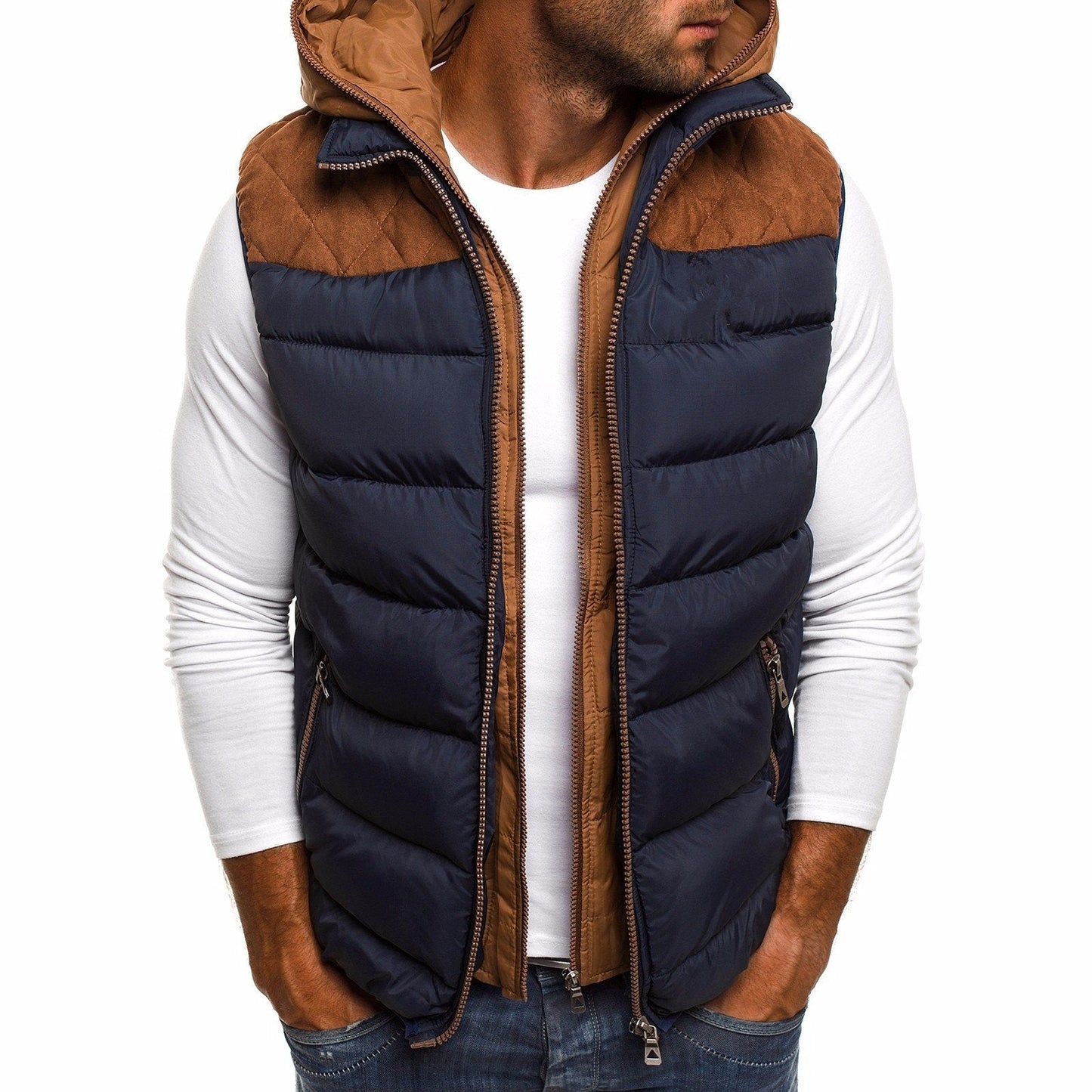 Blouson de hiver chauffant pour homme