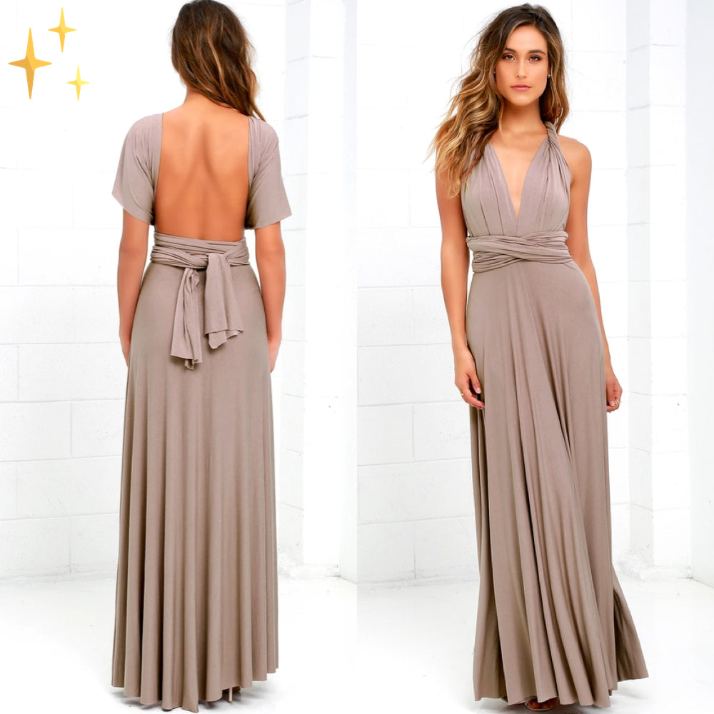 Robe de Soirée Femme Chic et Élégante pour Mariage - PanierRoyale