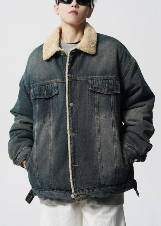 Hiver Parka épais pour homme avec poches et col classique - EasyApparels