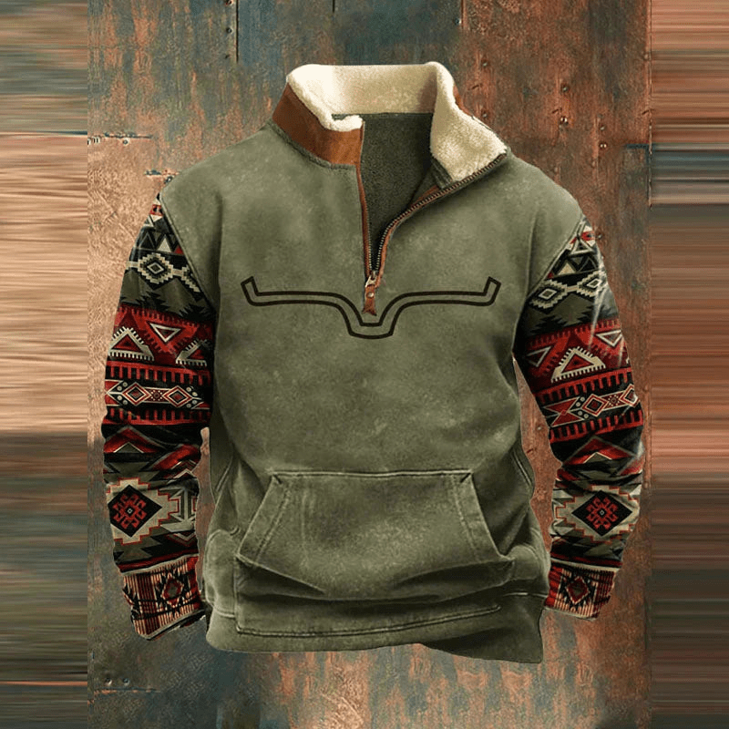 Pull à Fermeture Éclair Doux et Confortable - PanierRoyale
