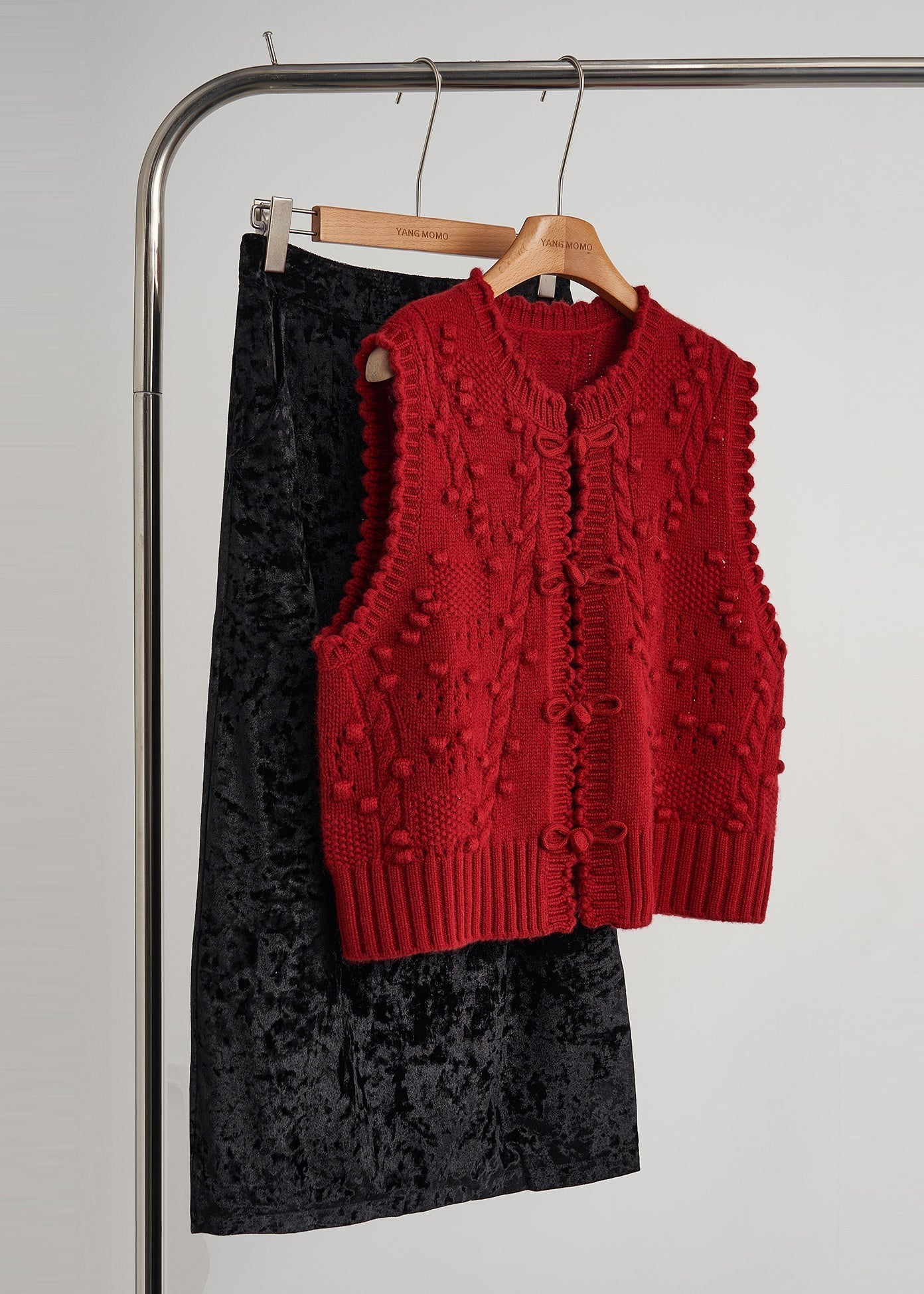 Classique Mulberry Vestes en maille boutons dorés automne - EasyApparels