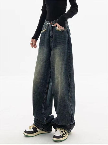 Jeans Déstructurés Vintage 90's Confortable