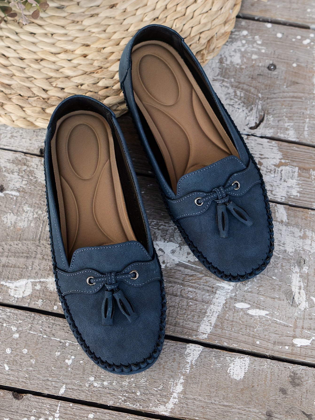 Mocassin Femme Chic et Confortable avec Décoration Noeud