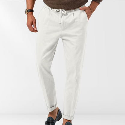 Pantalon Homme Décontracté Été avec Ceinture Réglable - PanierRoyale