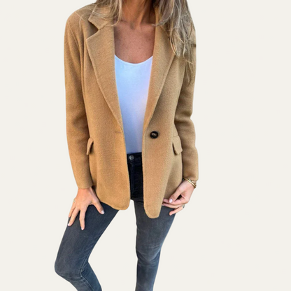 Blazer Femme Décontracté à Un Bouton