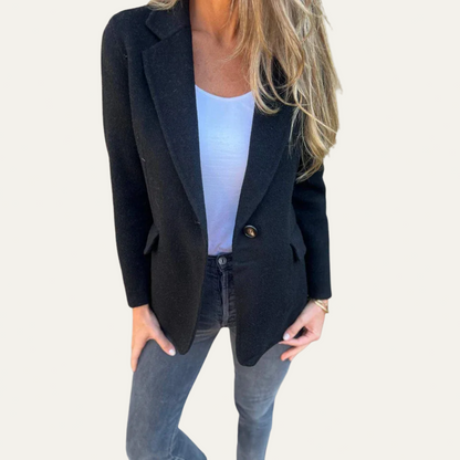 Blazer Femme Décontracté à Un Bouton