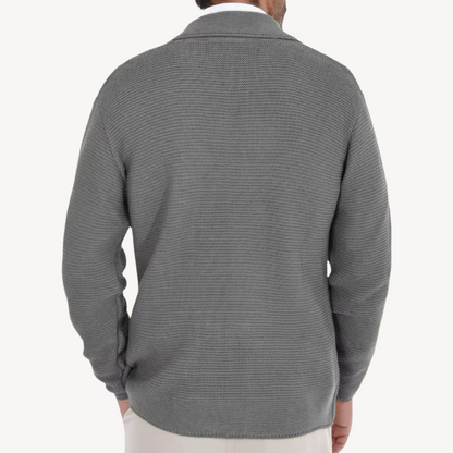 VogeLuxe | Blazer cardigan élégant en maille pour homme 5