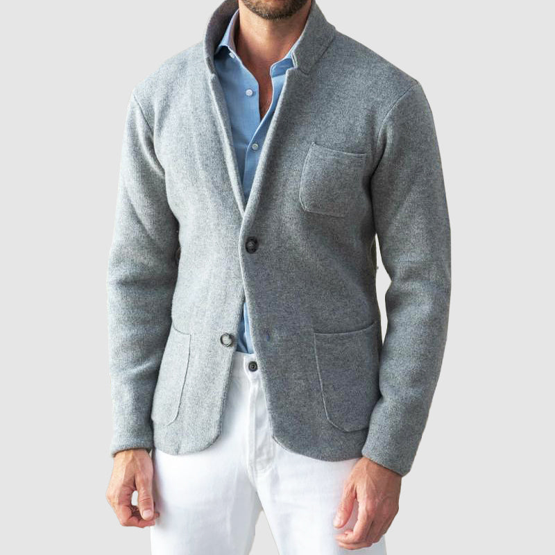 Blazer Homme en Maille Élégant et Confortable - PanierRoyale