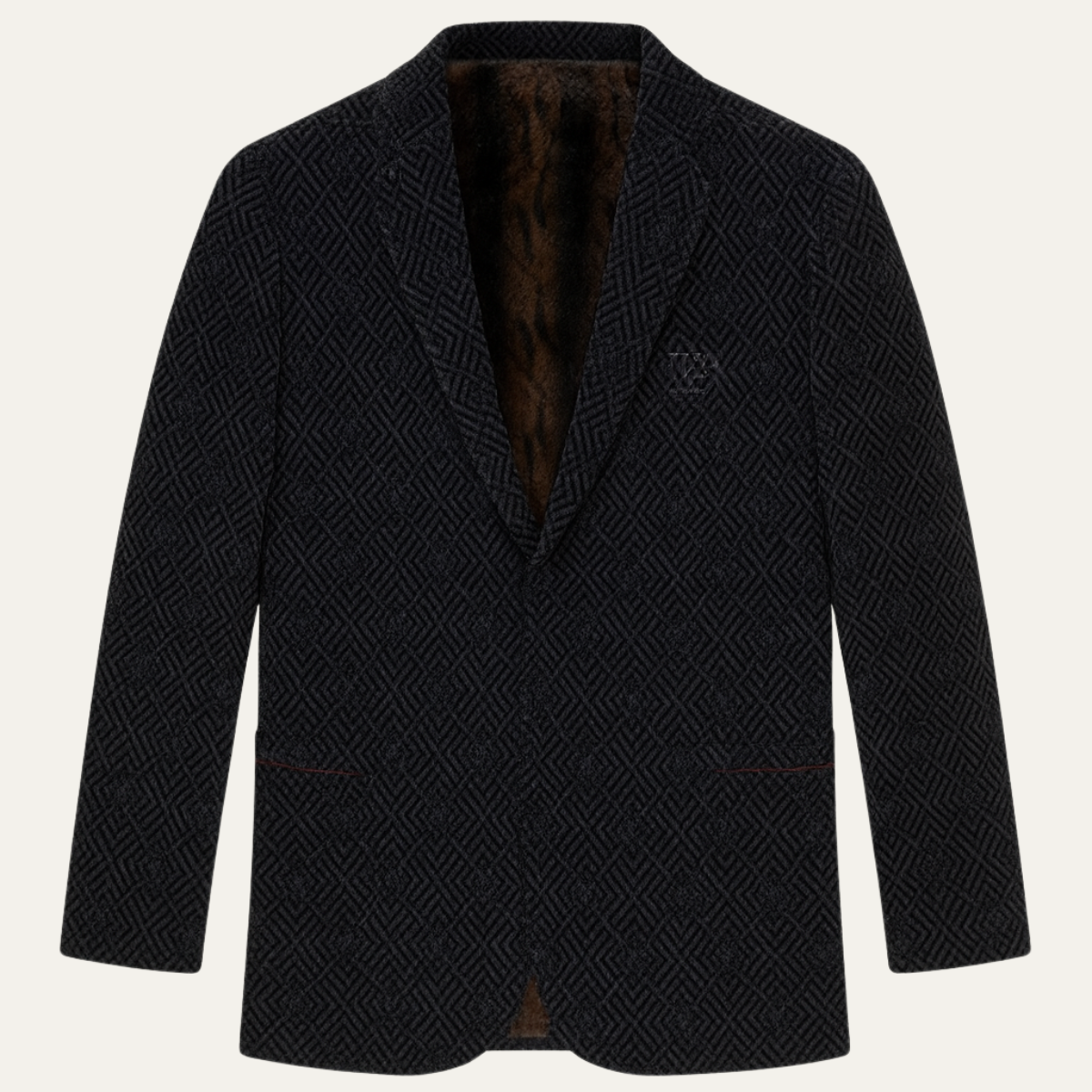 VogeLuxe | Blazer homme à texture diamant 1