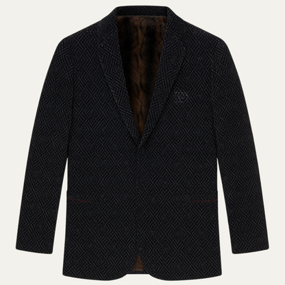 VogeLuxe | Blazer homme à texture diamant 1