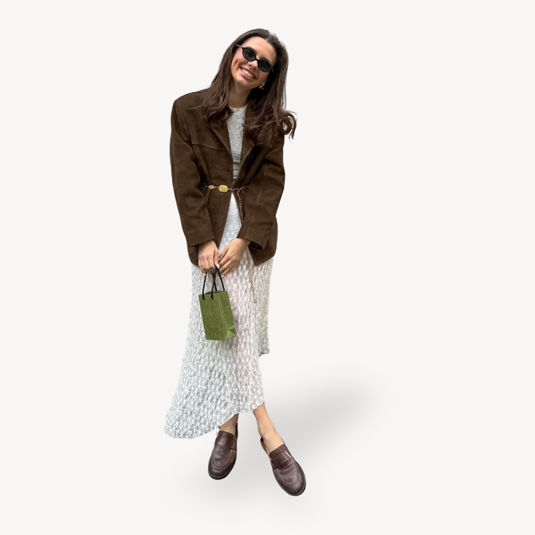 VogeLuxe | Blazer vintage décontracté en velours pour femme 2