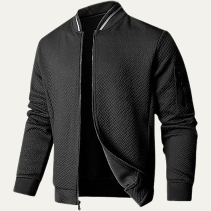 Blouson aviateur matelassé homme, coupe slim et élégant - PanierRoyale