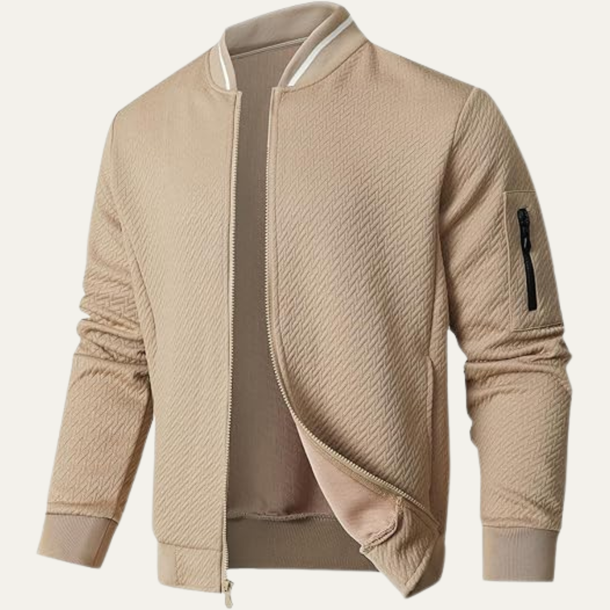 Blouson aviateur matelassé homme, coupe slim et élégant