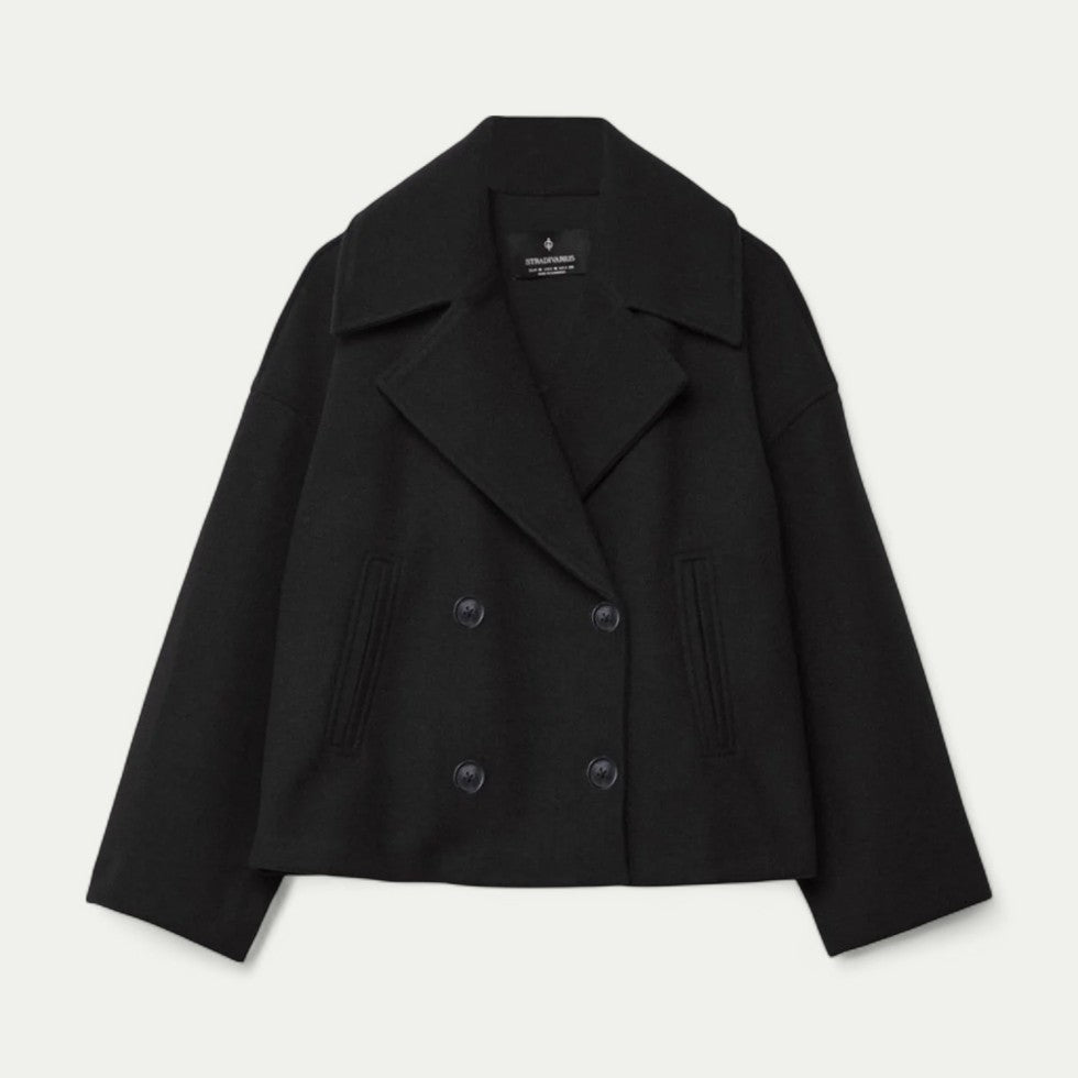 Caban femme court zippé moderne - PanierRoyale