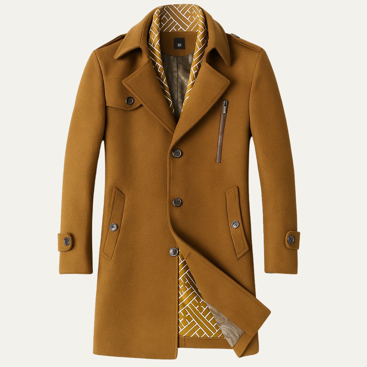 VogeLuxe | Caban court pour homme d'inspiration militaire 3